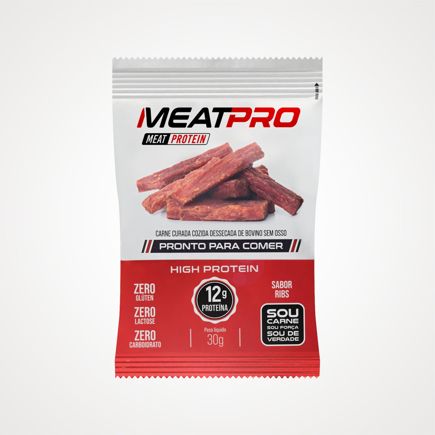 MEATPRO BOVINO SABOR RIBS - DISPLAY 10X30g